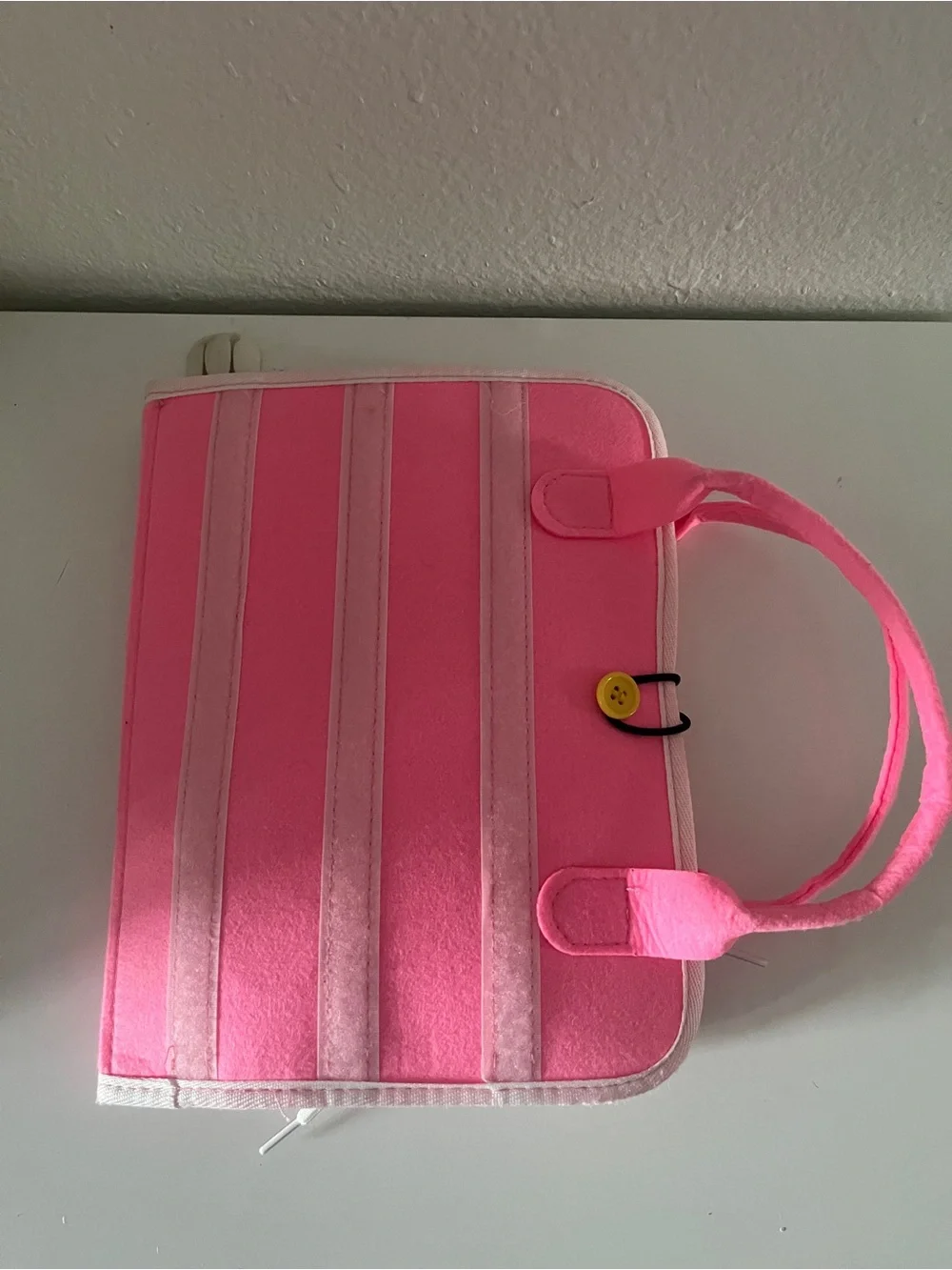 Kids Pink Activity Quiet Book - Interactive Learning Toy